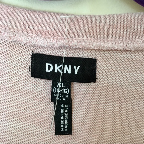 3. DKNY Girl’s pink sweater - Picture 2 of 4
